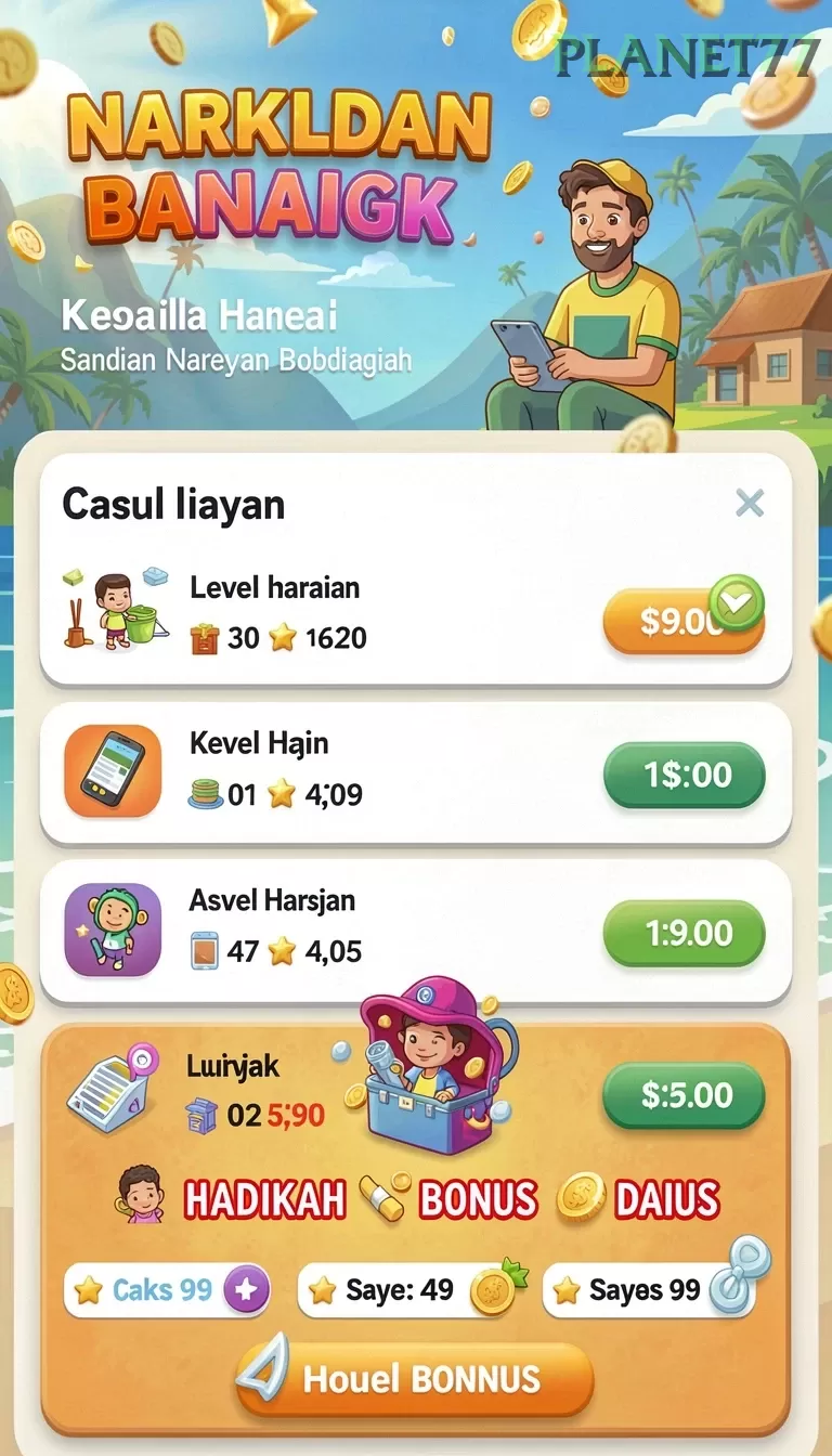 Cuplikan layar G668 — halaman utama